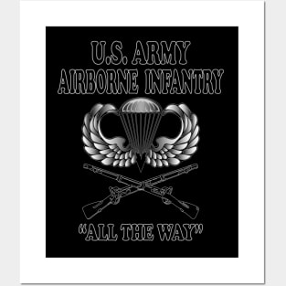 Airborne Infantry- All The Way Posters and Art